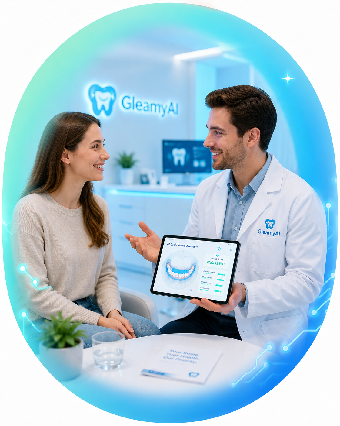 GleamyAI klinik bağlantı görseli